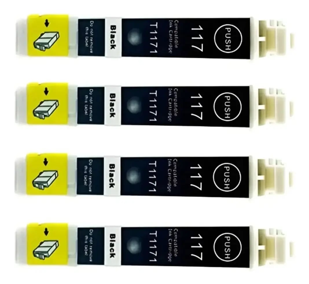 CARTUCHO EPSON 117 COMPATIVEL PRETO 12ML