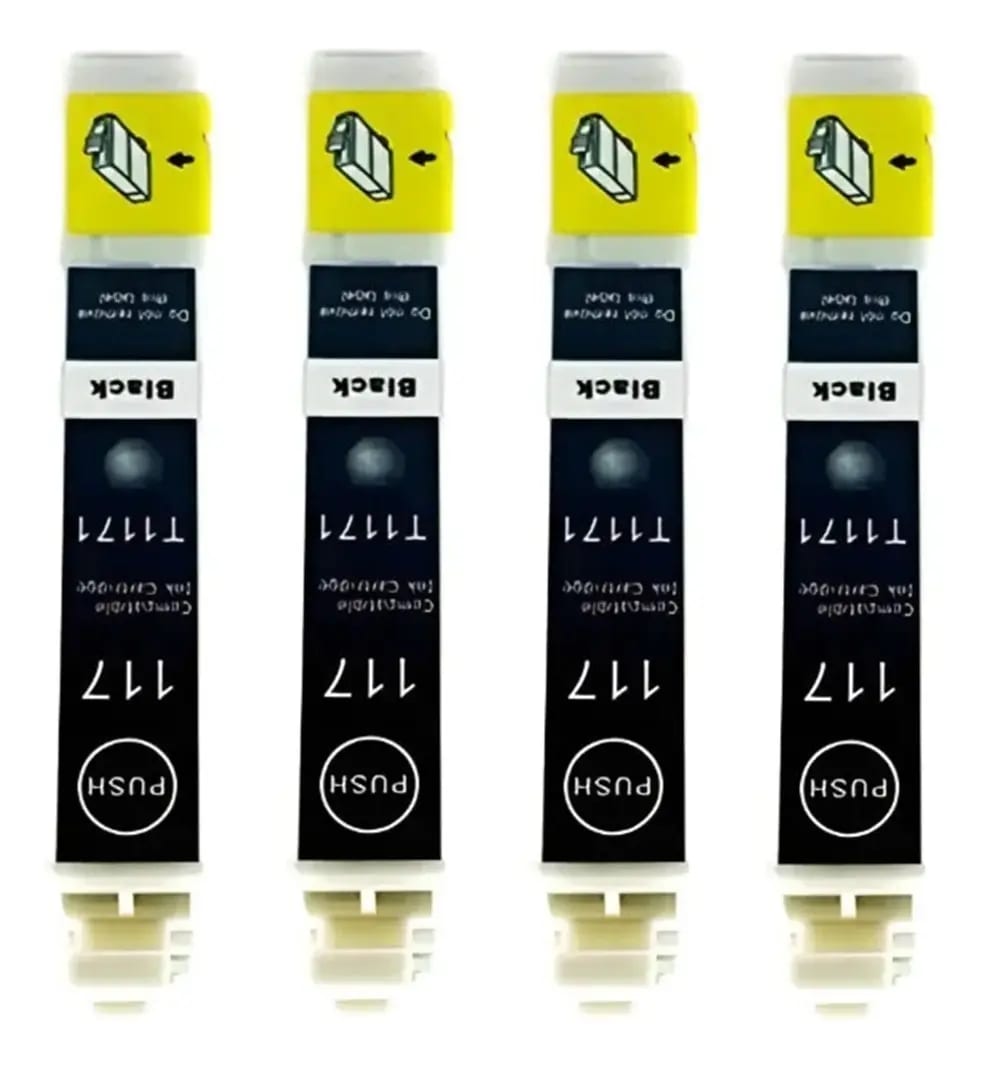 CARTUCHO EPSON 117 COMPATIVEL PRETO 12ML