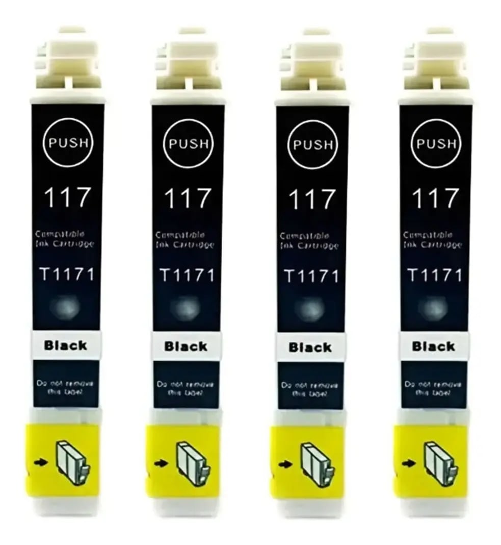 CARTUCHO EPSON 117 COMPATIVEL PRETO 12ML