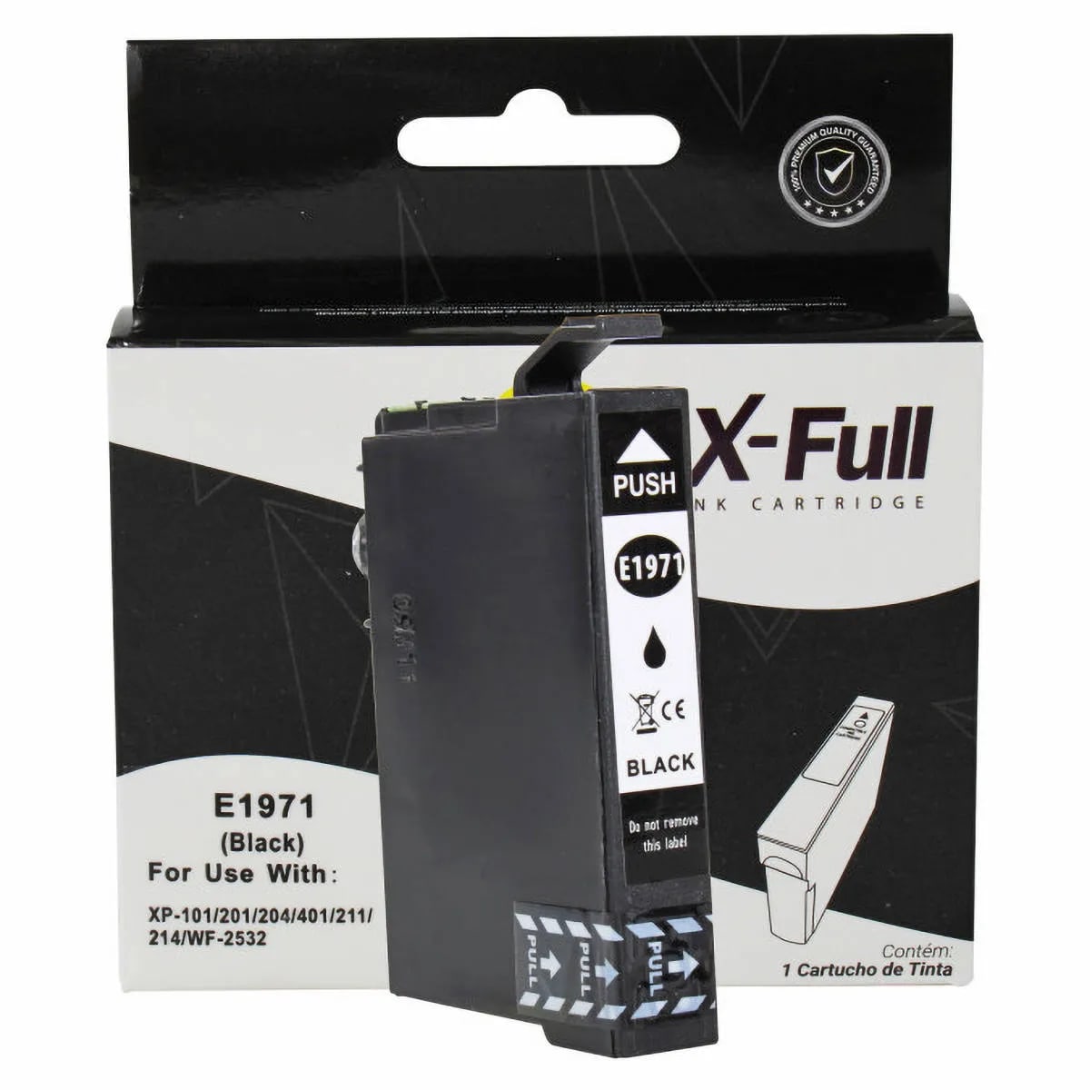 CARTUCHO EPSON 1941/1971 COMPATIVEL PRETO 15ML