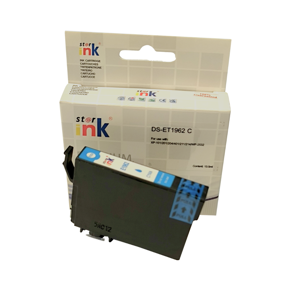 CARTUCHO EPSON 1962 COMPATÍVEL AZUL 13,5ML