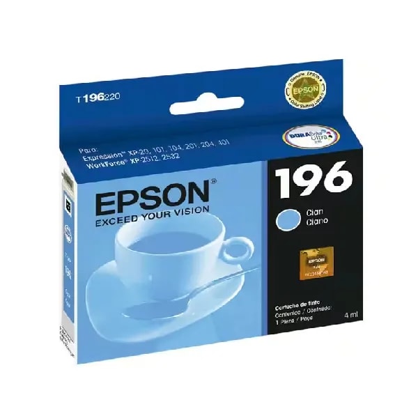 CARTUCHO EPSON 1962 ORIGINAL AZUL 4ML