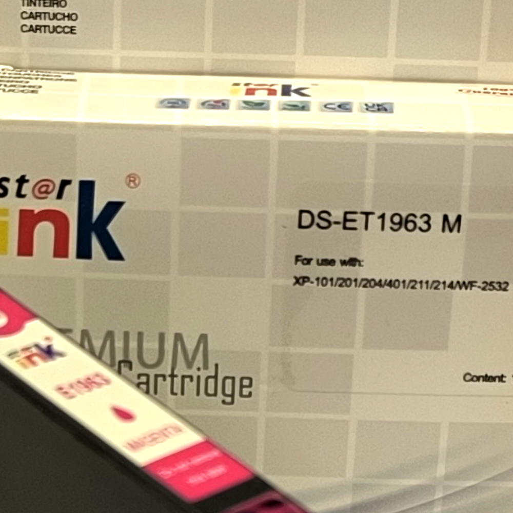 CARTUCHO EPSON 1963 COMPATÍVEL MAGENTA 13,5ML