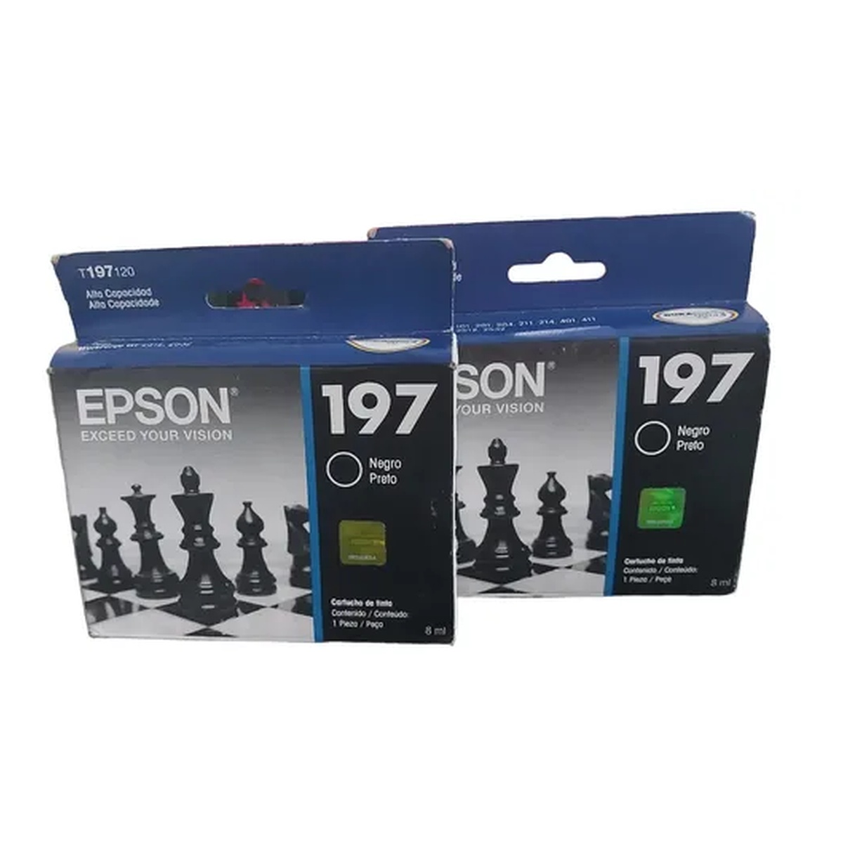 CARTUCHO EPSON 197 ORIGINAL PRETO 8 ML