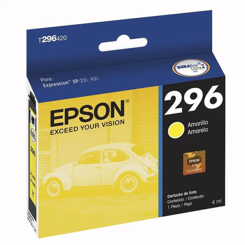 CARTUCHO EPSON 2964 ORIGINAL AMARELO 4 ML