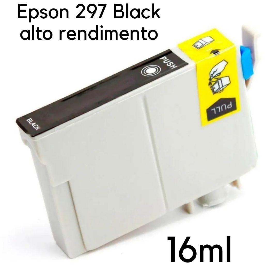 CARTUCHO EPSON 297 COMPATIVEL PRETO 17ML