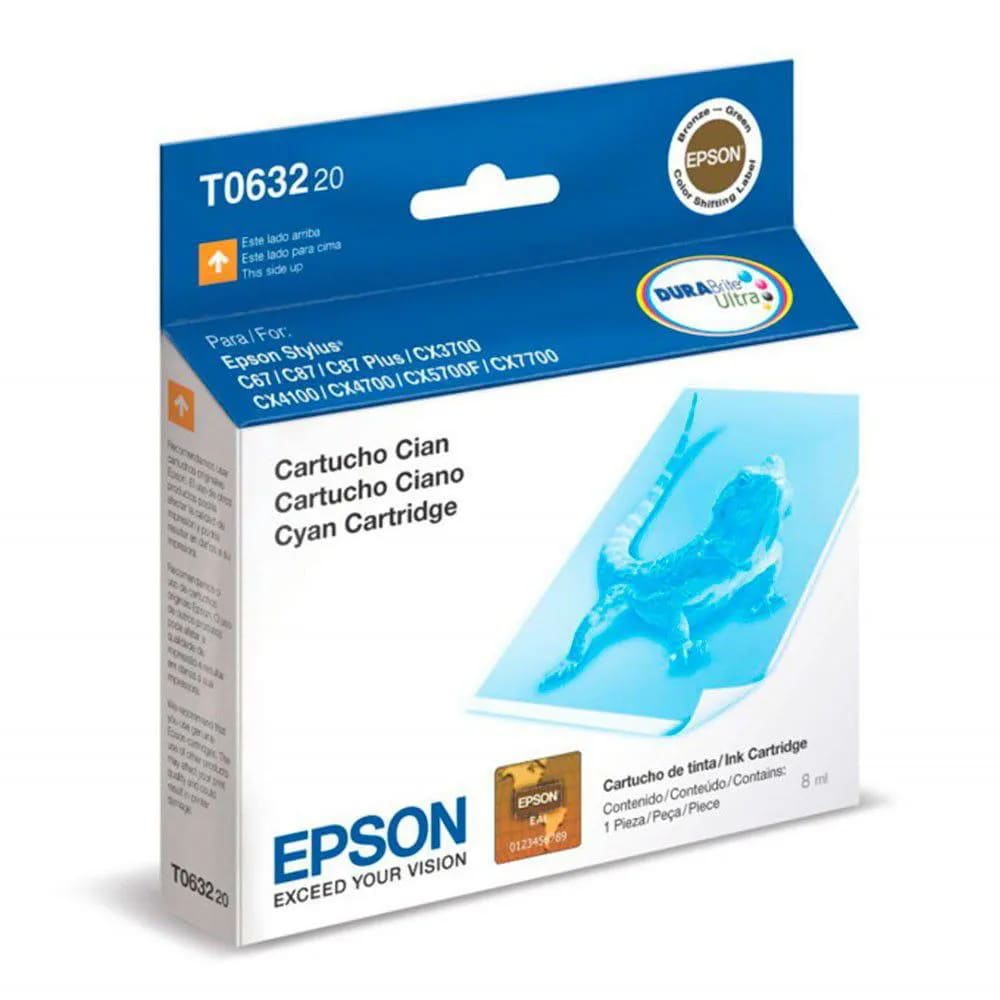 CARTUCHO EPSON 632 COMPATIVEL AZUL 10ML