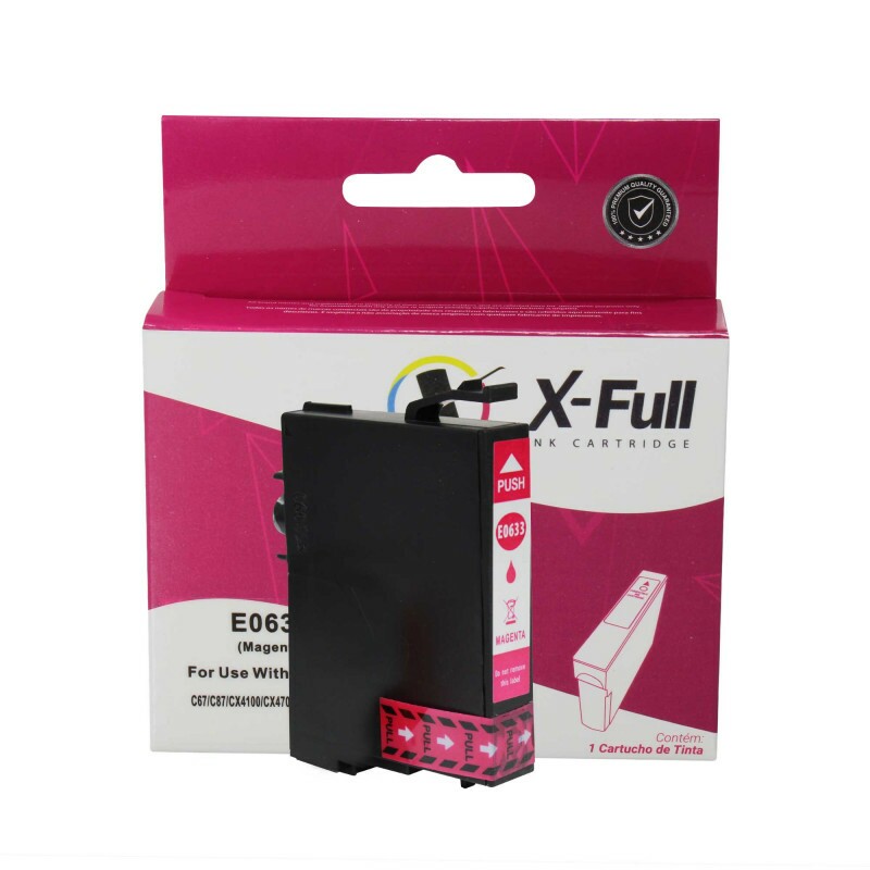 CARTUCHO EPSON 633 COMPATIVEL MAGENTA 10ml