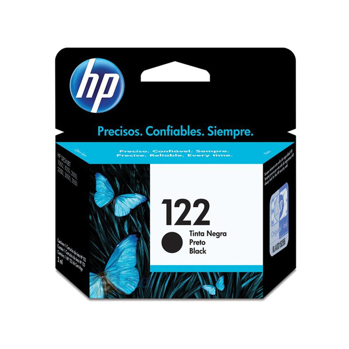 CARTUCHO HP 122 ORIGINAL (CH561HB) PRETO 2ML