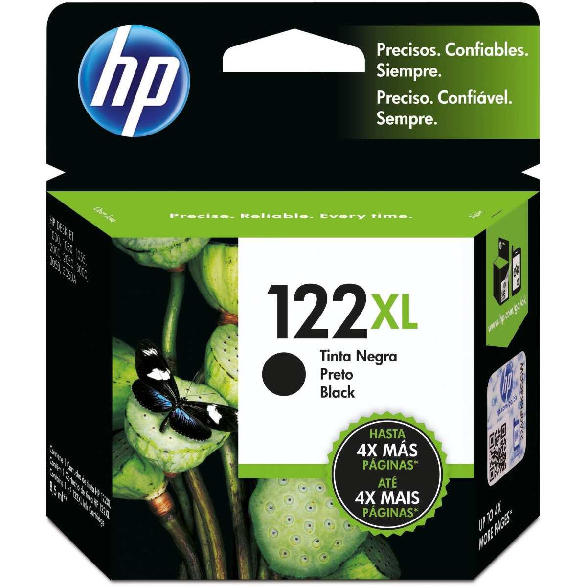 CARTUCHO HP 122XL COMPATIVEL PRETO 12ML