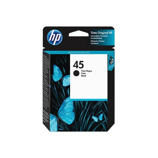 CARTUCHO HP 45 ORIGINAL (51645AL) 645 PRETO 42 ML
