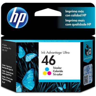 CARTUCHO HP 46 RECICLADO COLOR 12 ML