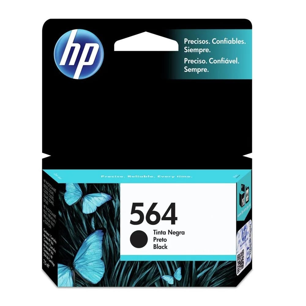CARTUCHO HP 564 ORIGINAL (CB316WL) PRETO 7,5ML