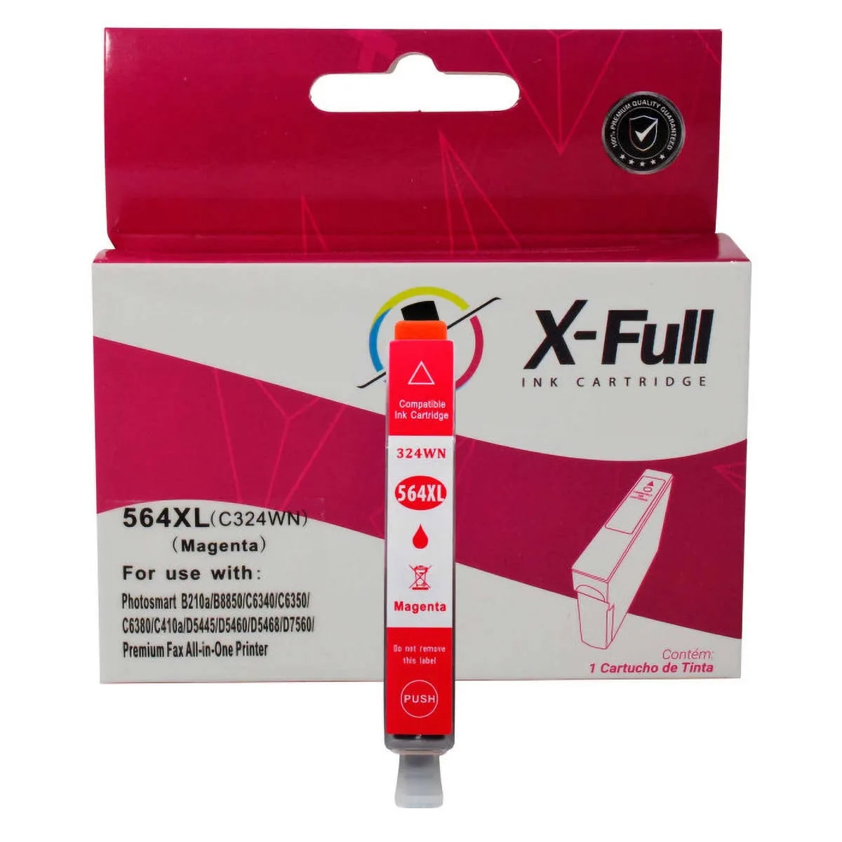 CARTUCHO HP 564XL COMPATIVEL MAGENTA 14,2ML