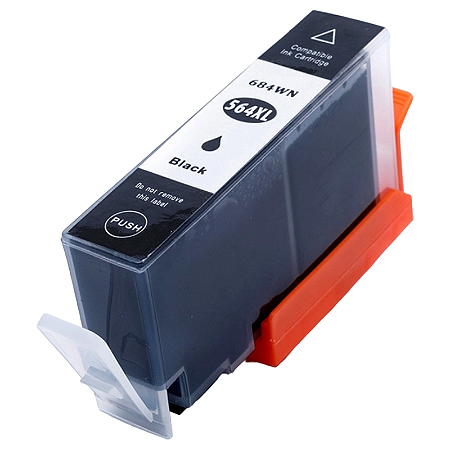 CARTUCHO HP 564XL COMPATIVEL PRETO 21,6ML