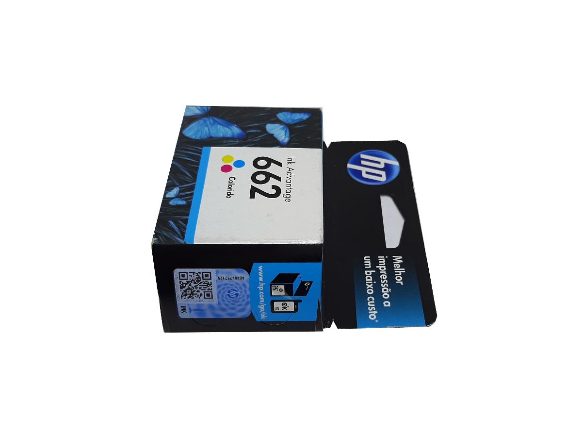 CARTUCHO HP 662 ORIGINAL (CZ104AB) COLOR 2ML