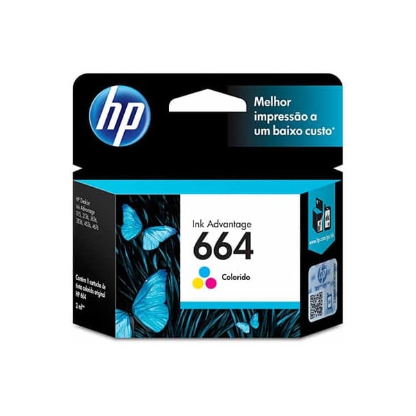 CARTUCHO HP 664 ORIGINAL COLOR 2ML