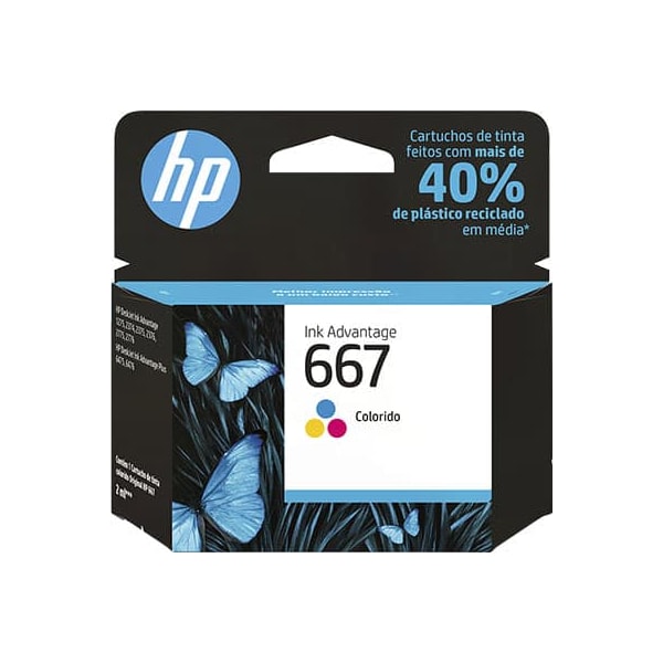 CARTUCHO HP 667 ORIGINAL (3YM78L) COLOR 2 ML