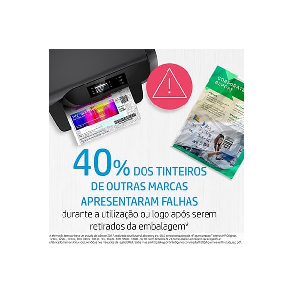 CARTUCHO HP 667 ORIGINAL (3YM79L) PRETO 2 ML