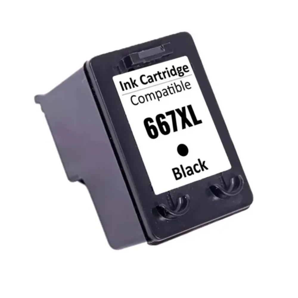 CARTUCHO HP 667XL COMPATIVEL PRETO 14ML