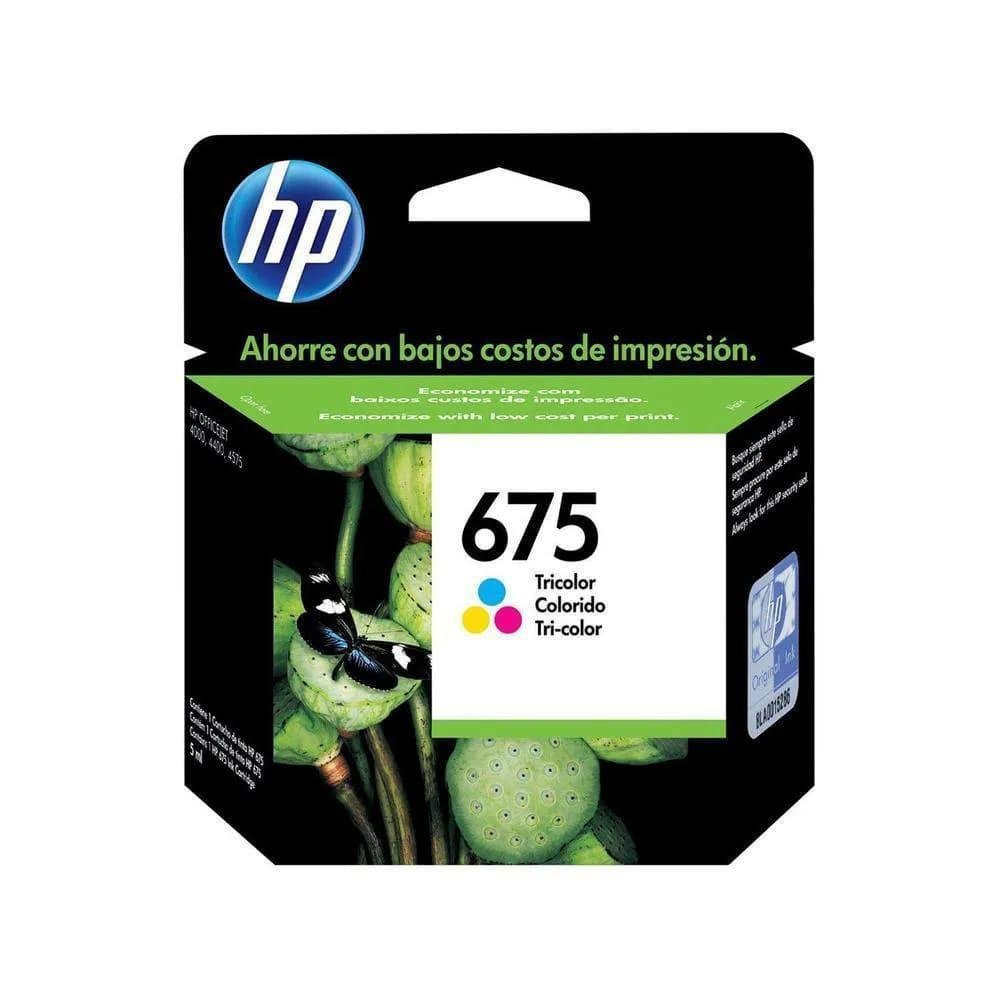 CARTUCHO HP 675 ORIGINAL (CN691AL) COLOR 9 ML