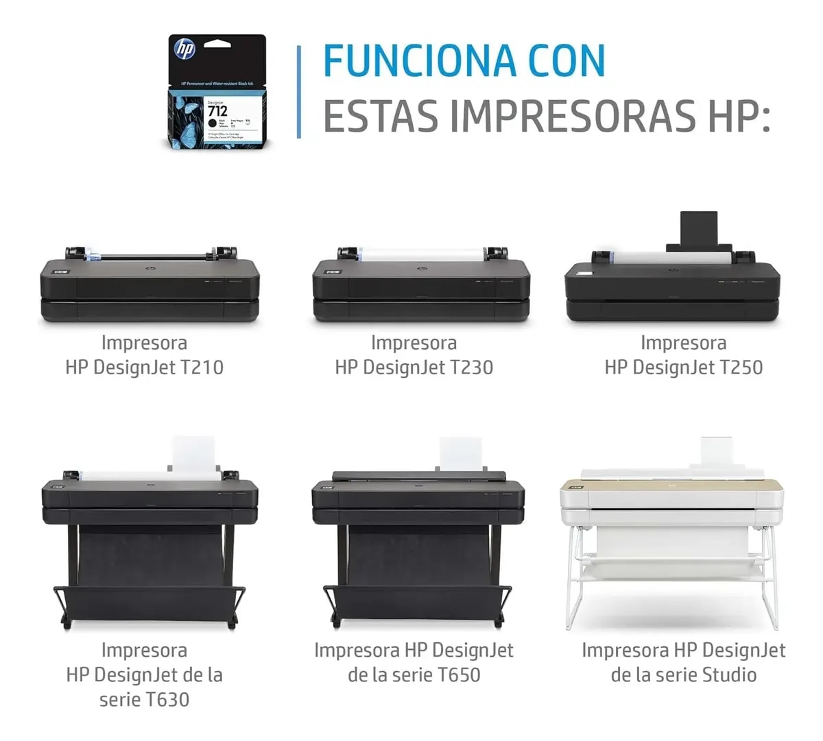 CARTUCHO HP 712 ORIGINAL PRETO 38 ML (3D68A)