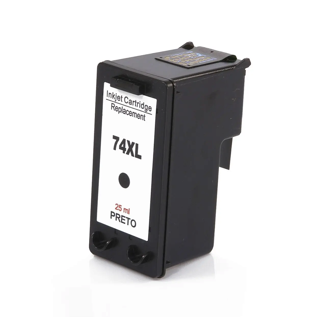 CARTUCHO HP 74XL COMPATIVEL PRETO 25ML