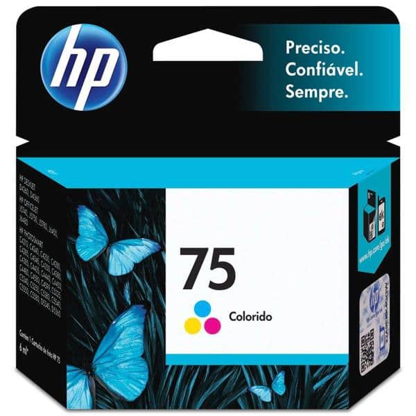 CARTUCHO HP 75 ORIGINAL (CB337WB) COLOR 5,5 ml