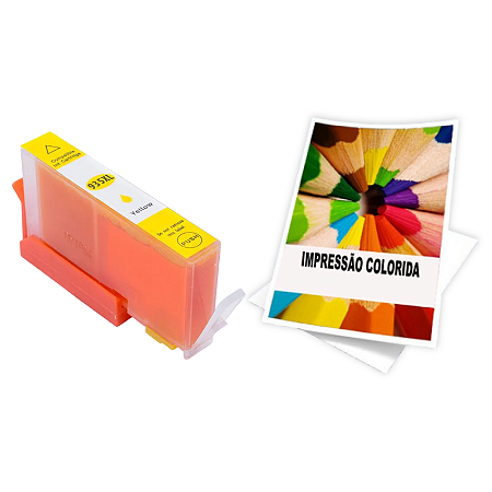 CARTUCHO HP 935XL COMPATIVEL AMARELO 13ML