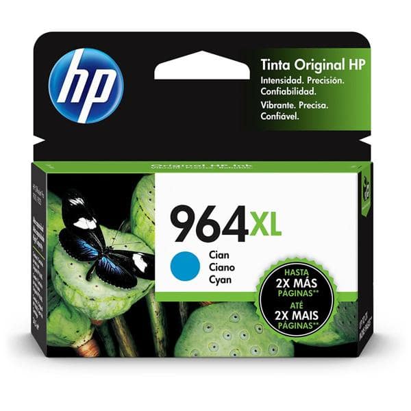 CARTUCHO HP 964XL ORIGINAL (3JA54AL) CIANO 24,5ML