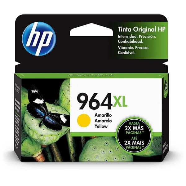 CARTUCHO HP 964XL ORIGINAL (3JA56AL) AMARELO 24,5ML