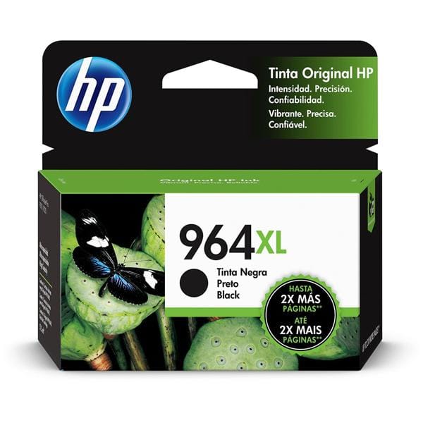 CARTUCHO HP 964XL ORIGINAL (3JA57AL) PRETO 51,5ML