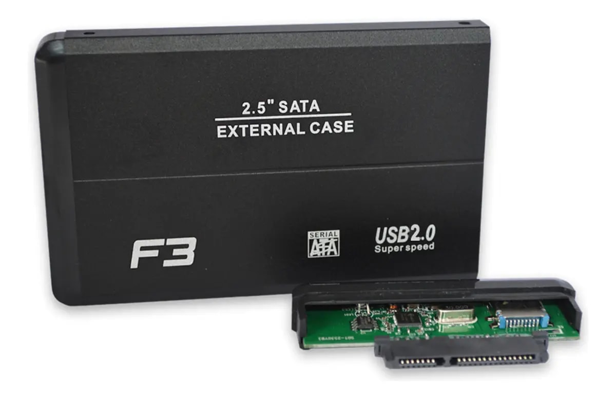 CASE PARA HD 2.5 SATA USB 2.0 CS-U2 FRETO F3