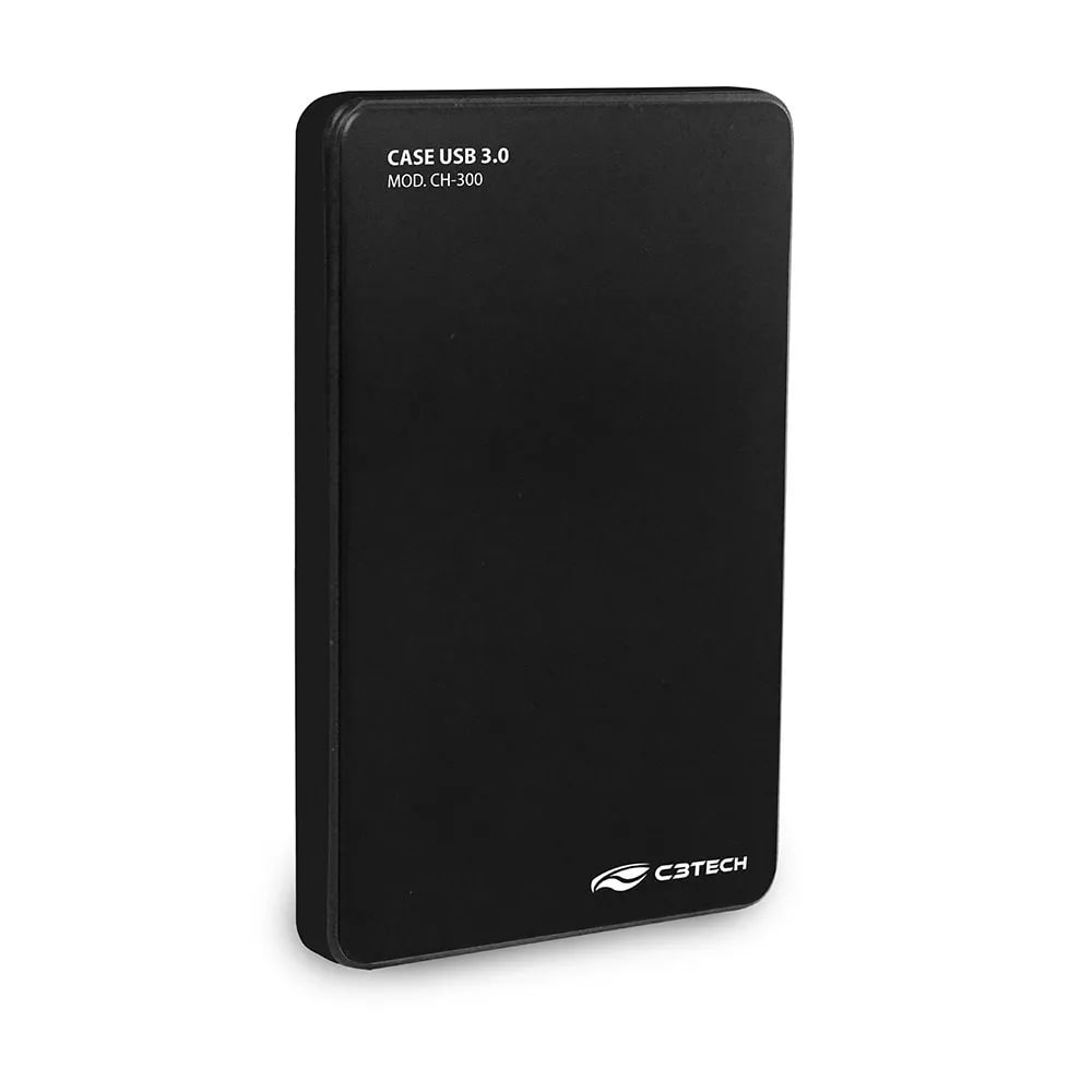 CASE PARA HD 2.5 USB 2.0 CH-300BK PRETO C3TECH