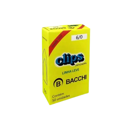 CLIPE GALVANIZADO ACO 6/0 LINHA LEVE C/50 UNID. 0909-8 - BACC