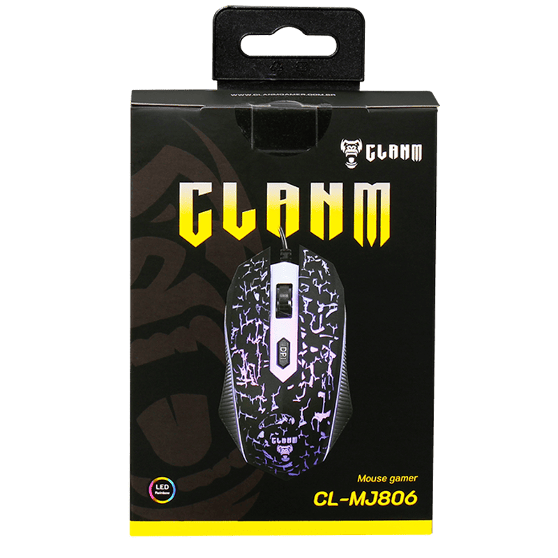 COMBO GAMER NIGHTMARE - TECLADO/MOUSE/HEADSET/MOUSEPAD - CLANM