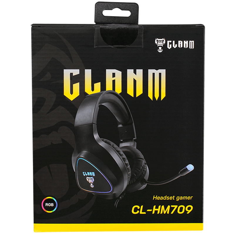 COMBO GAMER NIGHTMARE - TECLADO/MOUSE/HEADSET/MOUSEPAD - CLANM