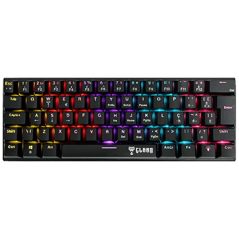 COMBO GAMER NIGHTMARE - TECLADO/MOUSE/HEADSET/MOUSEPAD - CLANM