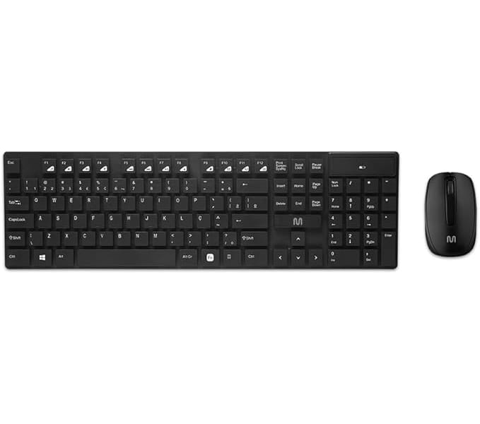 COMBO SEM FIO TECLADO E MOUSE USB TC251 PRETO MULTILASER