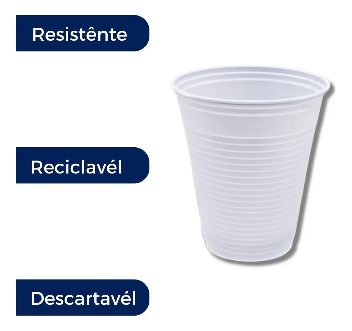 COPO DESCARTAVEL 150ML TIRA C/100
