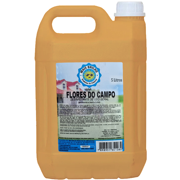 DESINFETANTE FLORES DO CAMPO 5L MAIS BRILHO