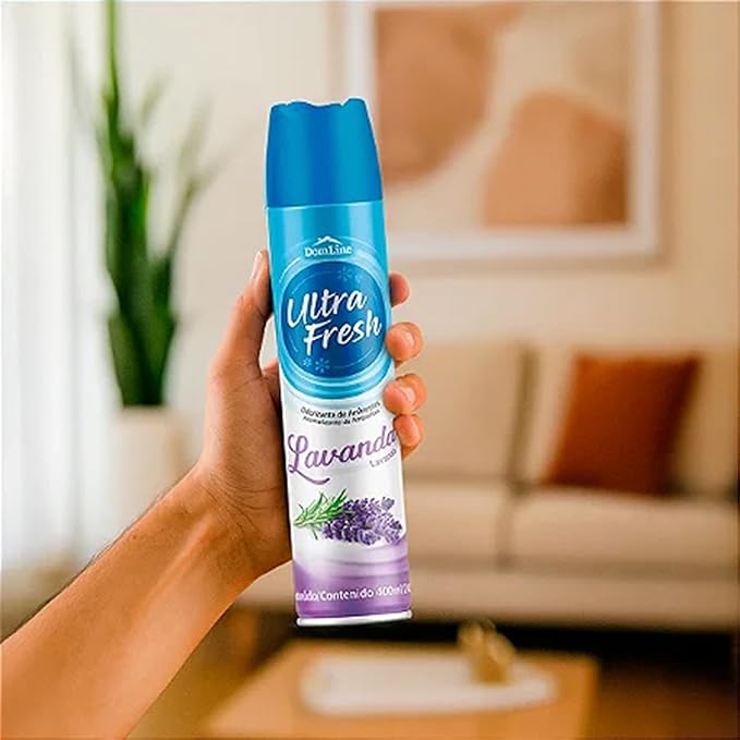 DESODORIZADOR AEROSSOL ULTRA FRESH LAVANDA 400ML