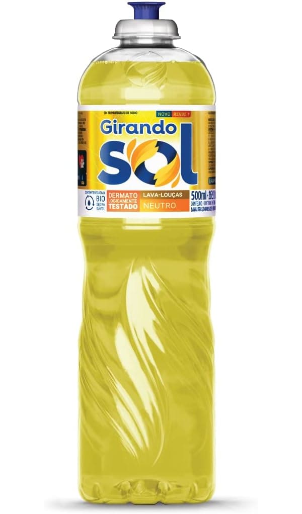 DETERGENTE GIRANDO SOL NEUTRO 500 ML