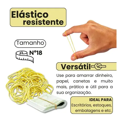 ELASTICO DINHEIRO 100G UNIDADE