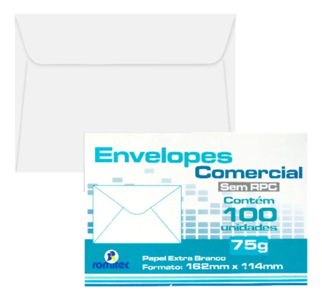 ENVELOPE BRANCO 114X162 75GR