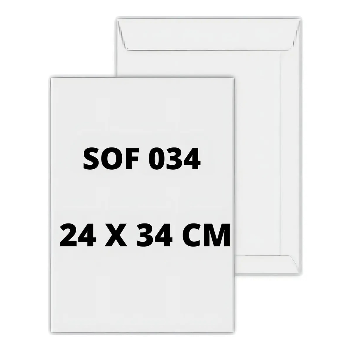 ENVELOPE BRANCO 240X340 90GR SACO BRANCO