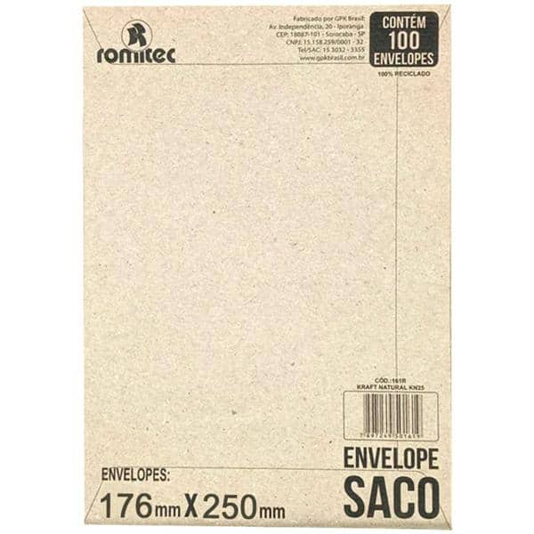 ENVELOPE KRAFT 176X250 PEQUENO