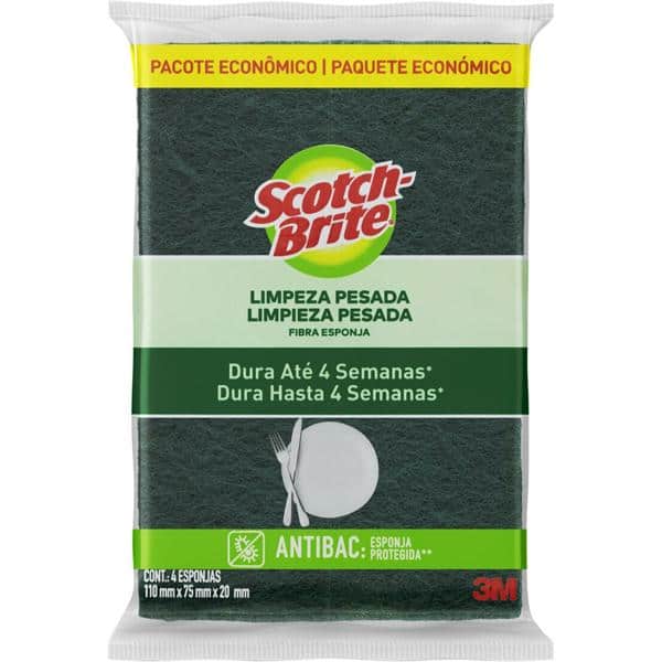 ESPONJA LAVA LOUCAS ANTI BACTERIA