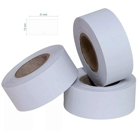 ETIQUETA PARA PRECO MX 5500 21X12 C/1000 ETIQ.BRANCO MX5500-BC