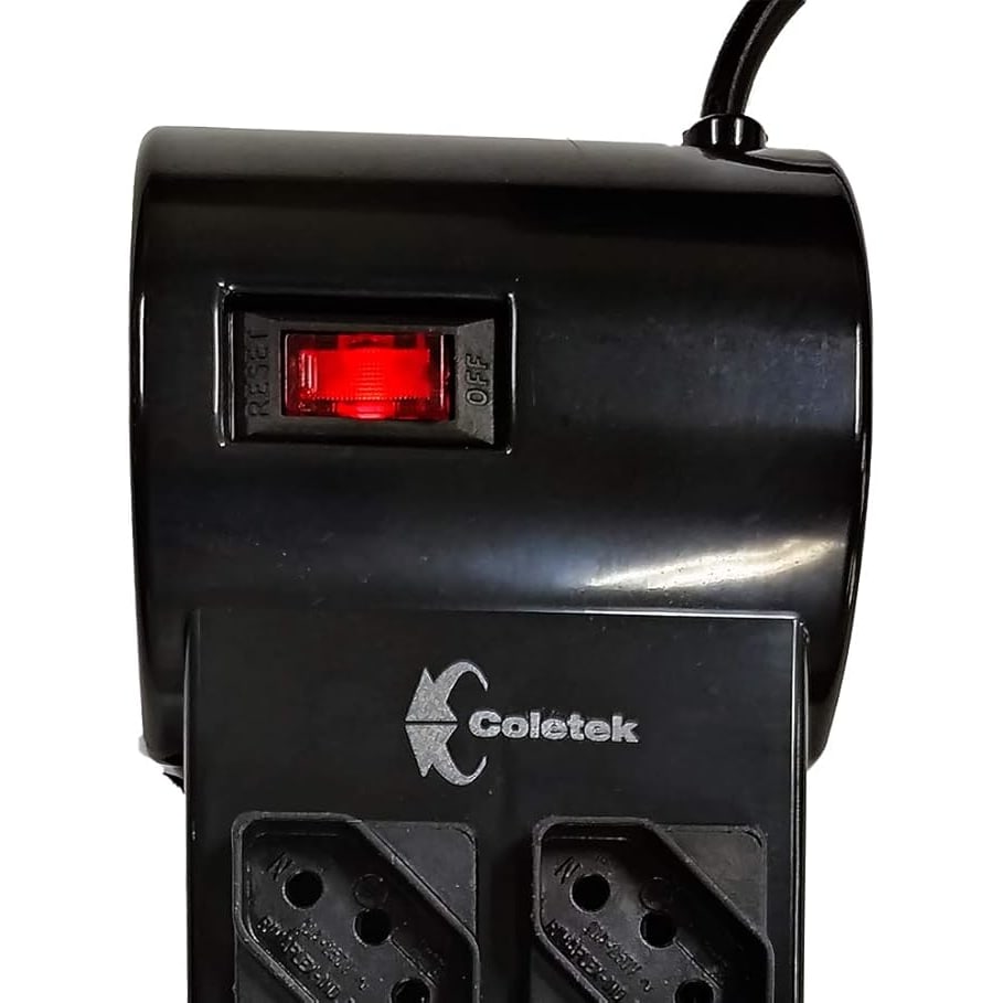 FILTRO DE LINHA 8 TOMADAS FL-82BK C3TECH BIVOLT